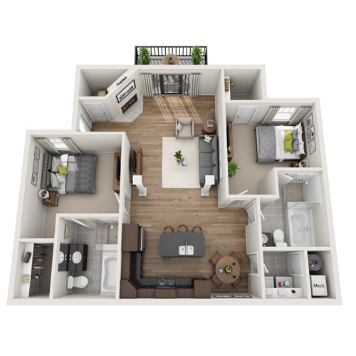 Fountaine Bleau Apartments joan of arc