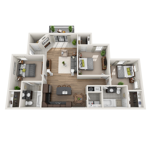 Fountaine Bleau Apartments louvre